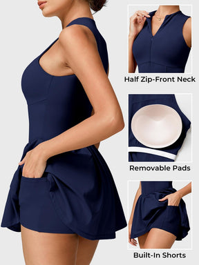 RAW Zipper Tennis Dress