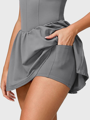 RAW Zipper Tennis Dress