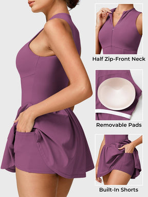 RAW Zipper Tennis Dress