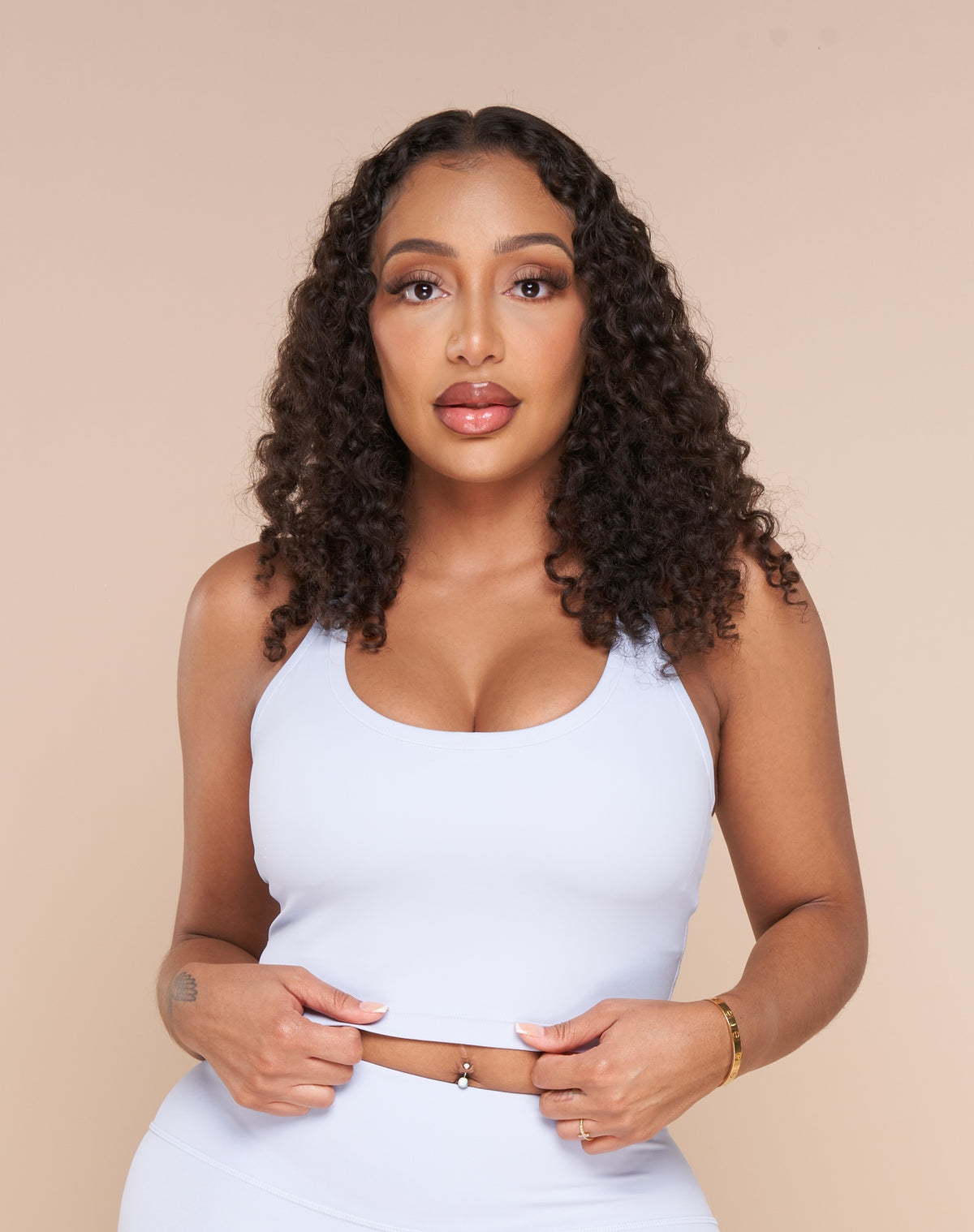 Get Committed (Baby Blue) Sports Bra