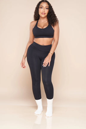 Refocus Me (Black) Leggings