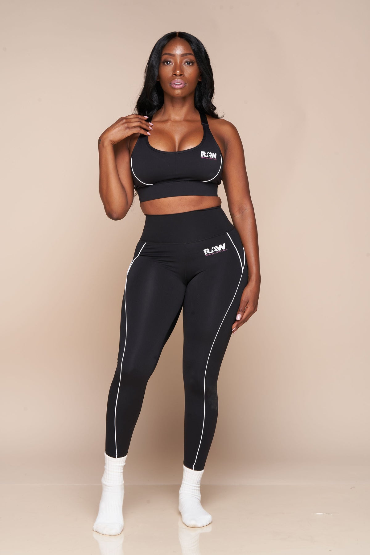 RAW Classic Sports Bra (Black)