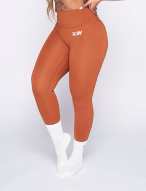 Get Physical Sports Bra - Rust