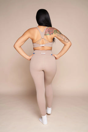 Refocus Me (Beige) Leggings